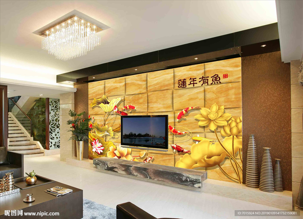 电视背景墙画 客厅背景墙