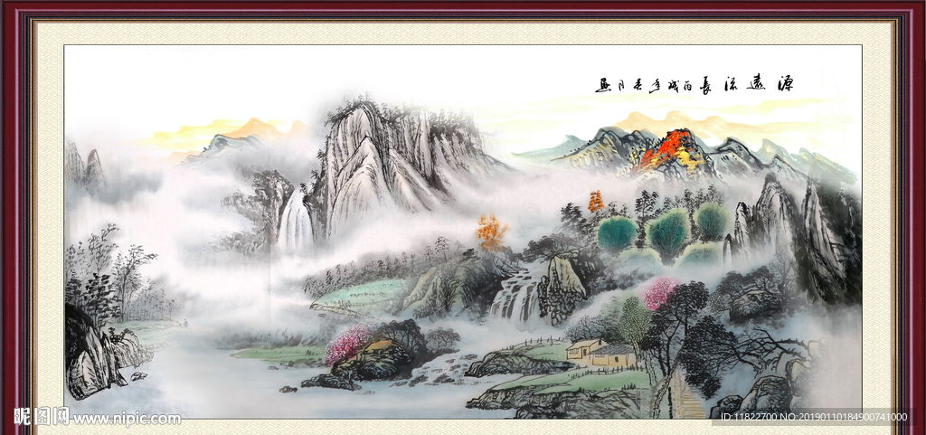 国画背景墙