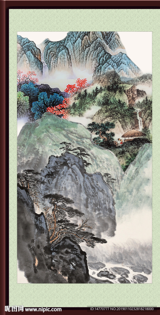 巨幅山水画