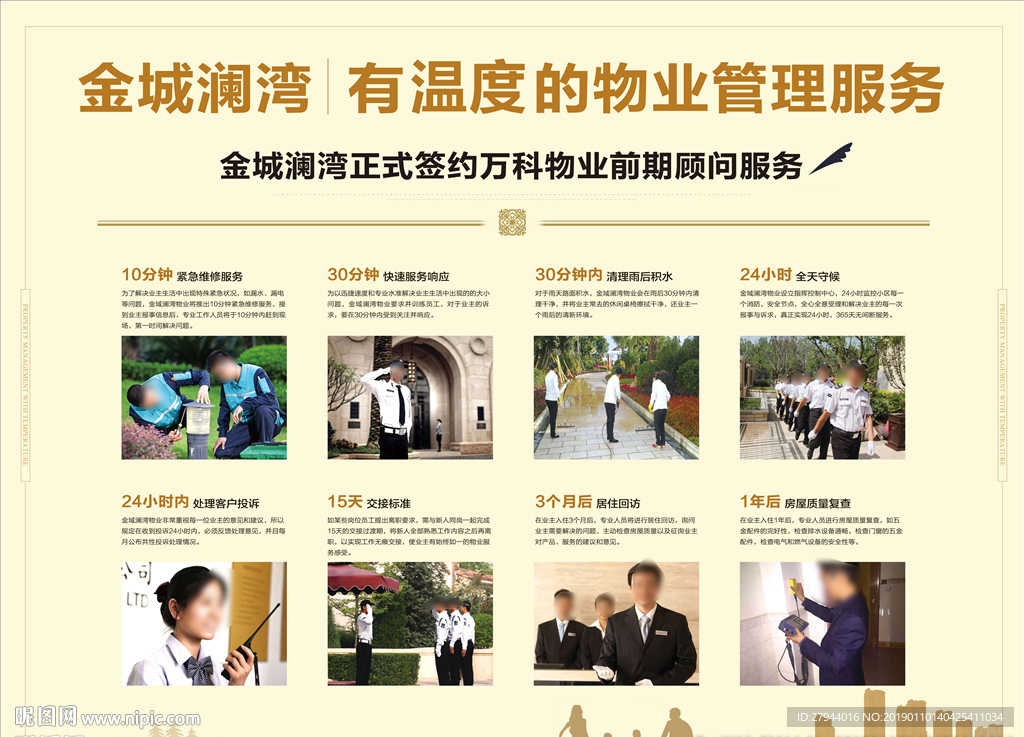地产物业展板