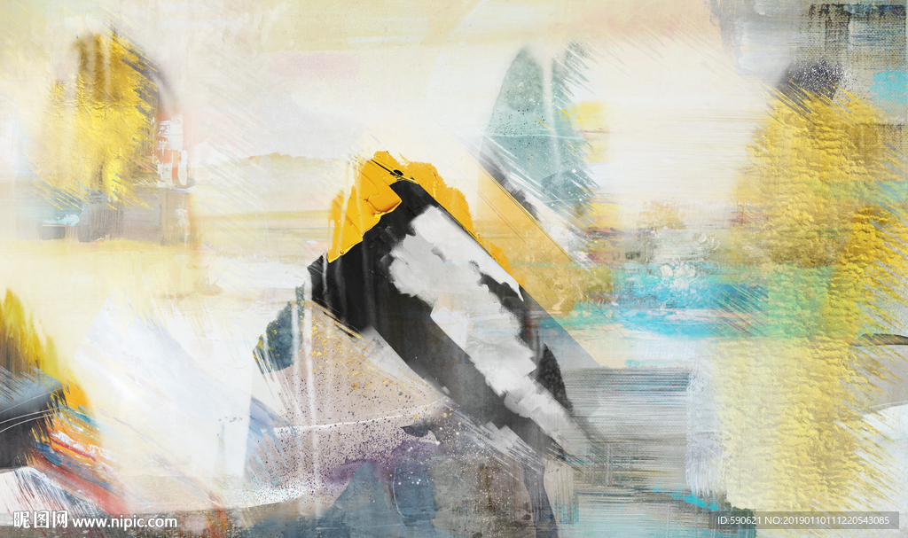 抽象油画