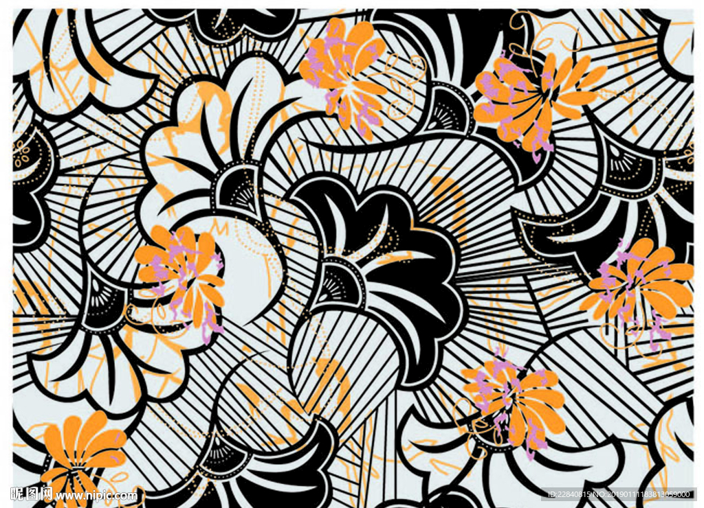 花纹 矢量花