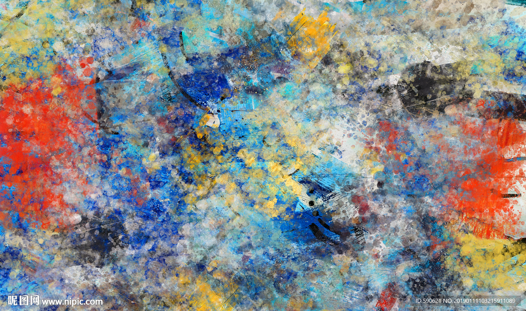 抽象油画