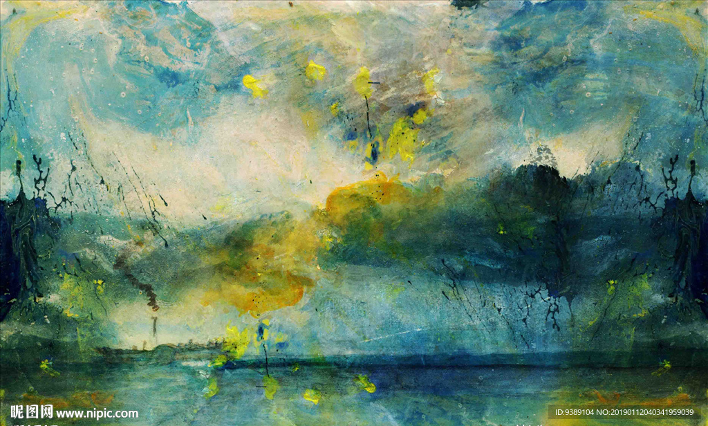 抽象油画