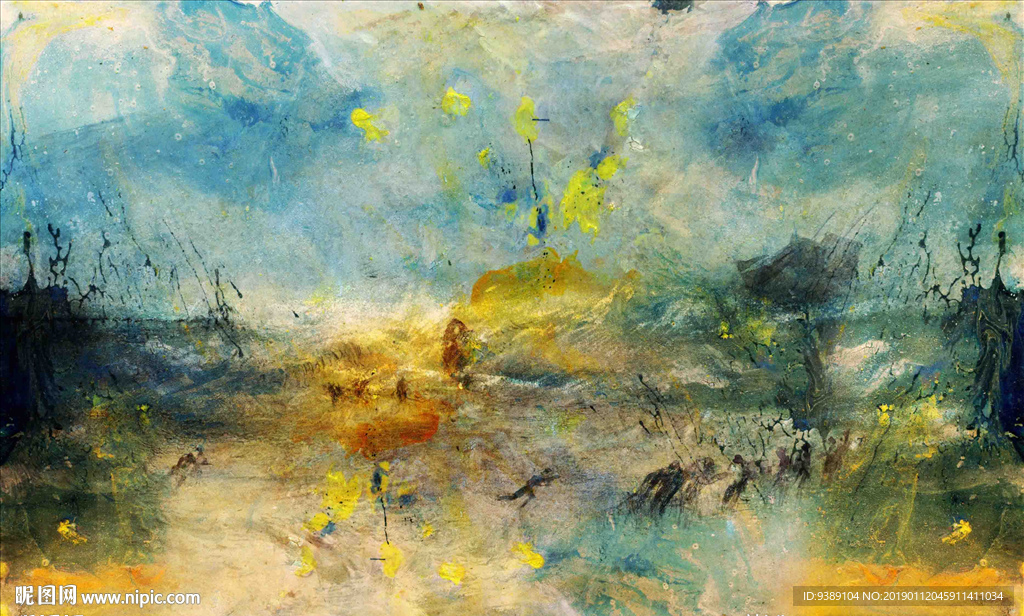 抽象油画