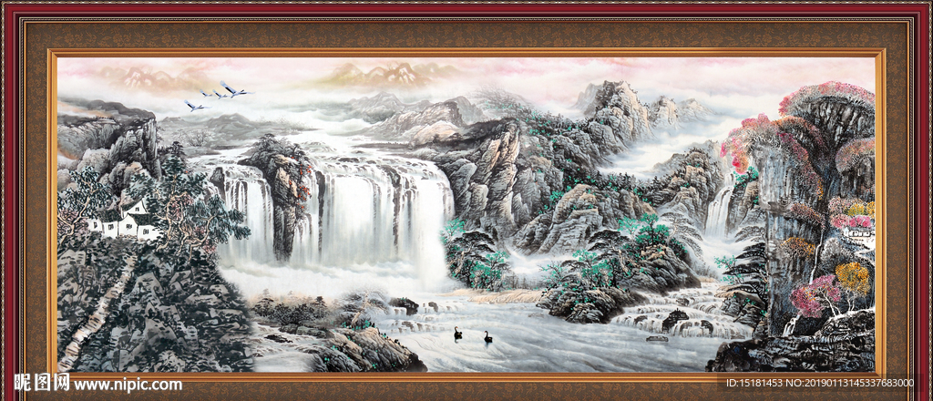 山水国画