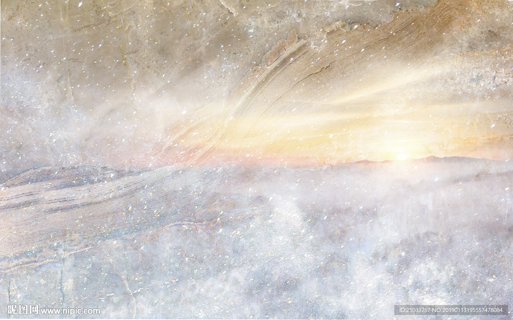 梦幻星空大理石玄关屏风电视背景