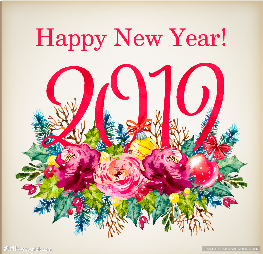 新年 新年海报 新年贺卡