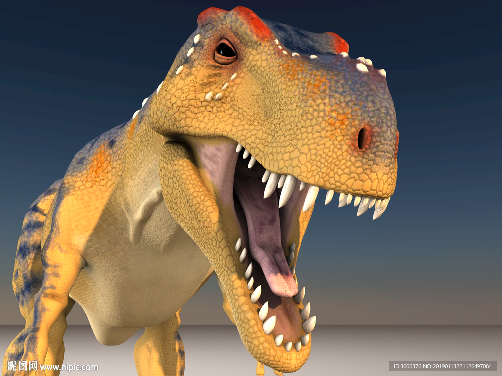 C4D恐龙 侏罗纪 远古 龙