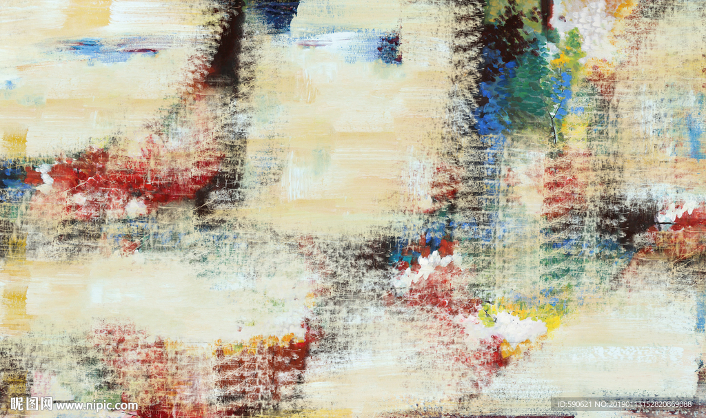 抽象油画