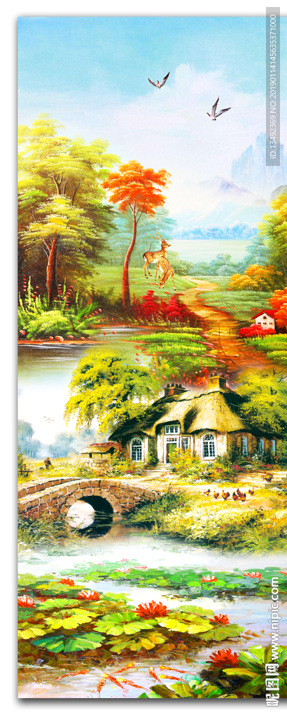 风景 油画