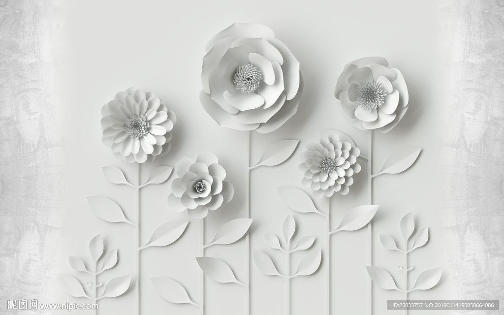 水泥墙纸花玄关屏风电视背景墙壁