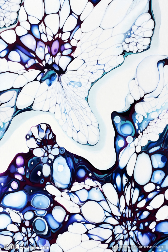 现代轻奢抽象装饰画