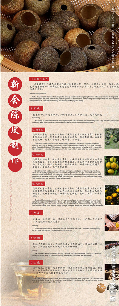 陈皮历史典故介绍海报