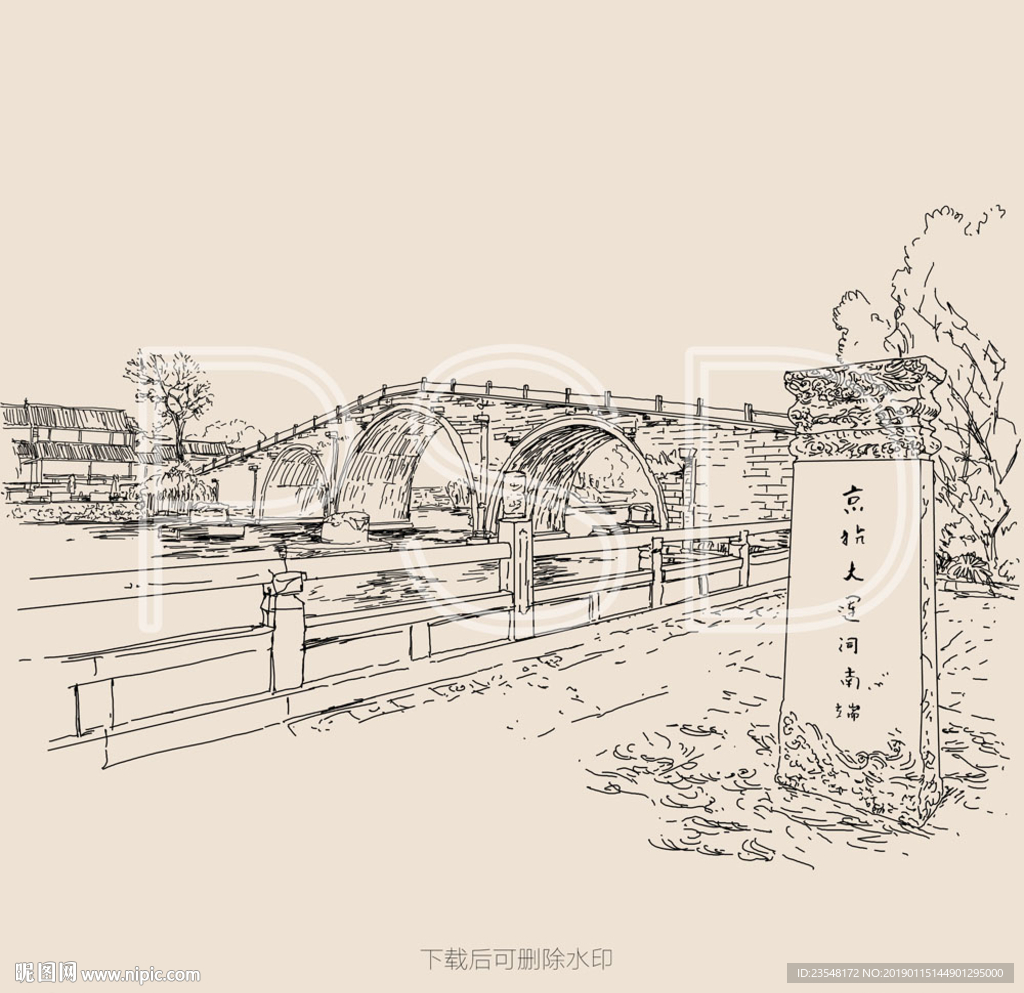 柳州风雨桥简笔画,柳州风雨桥图片_大山谷图库