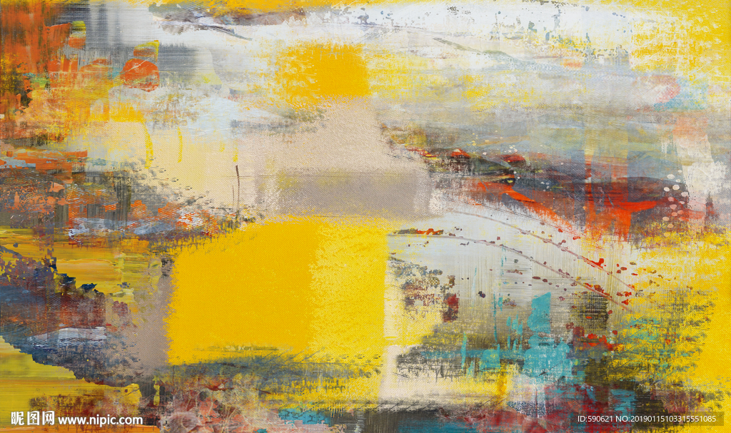 抽象油画
