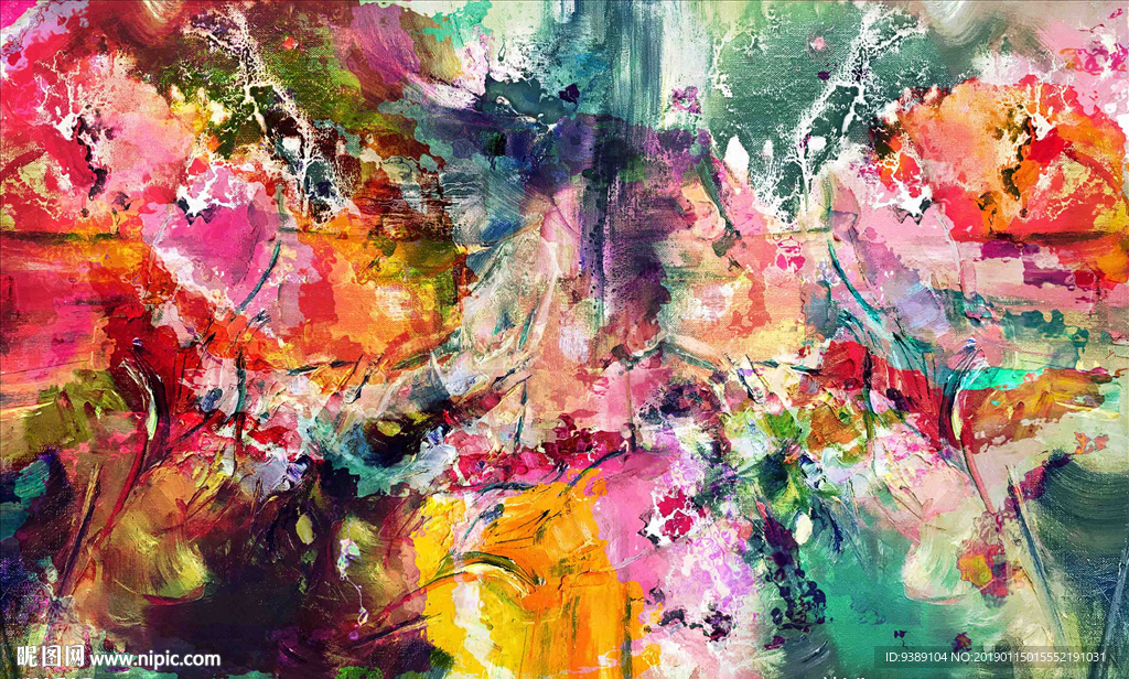 抽象油画