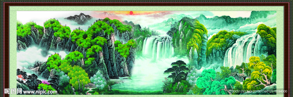 国画山水
