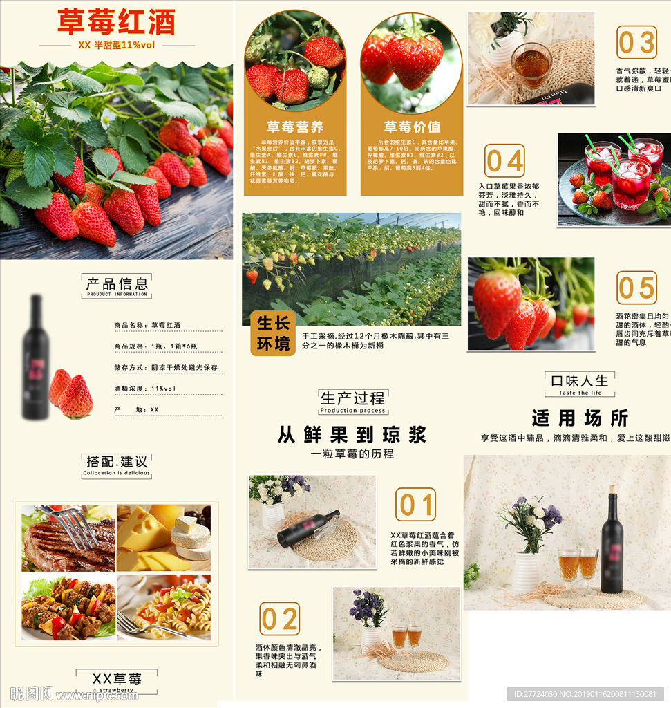草莓详情页