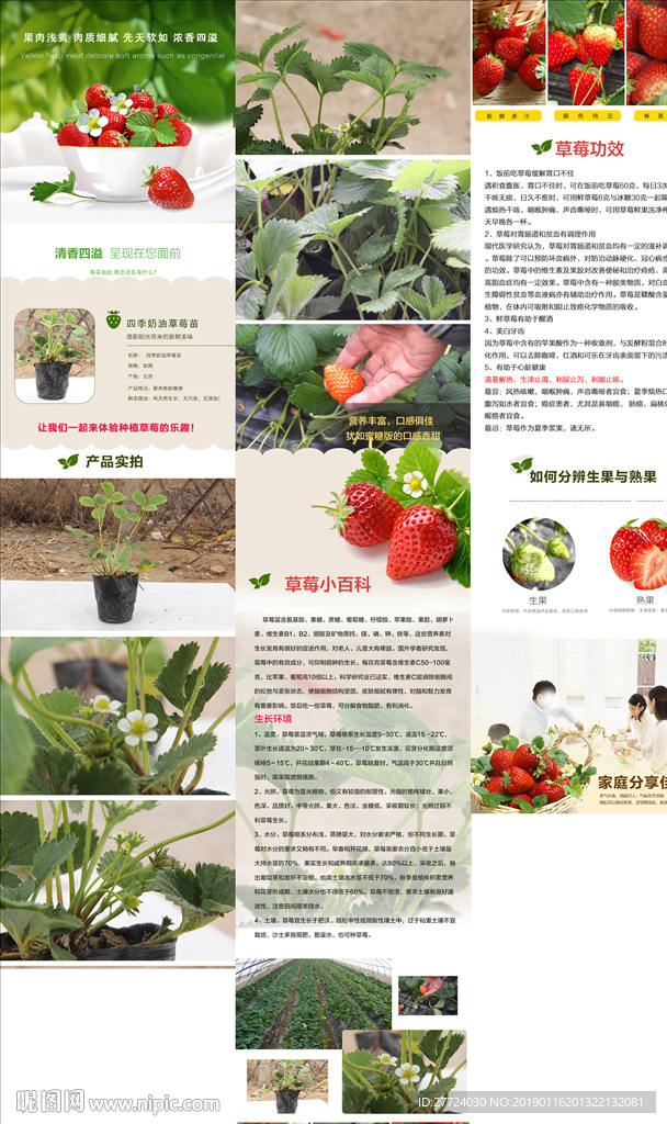 草莓详情页