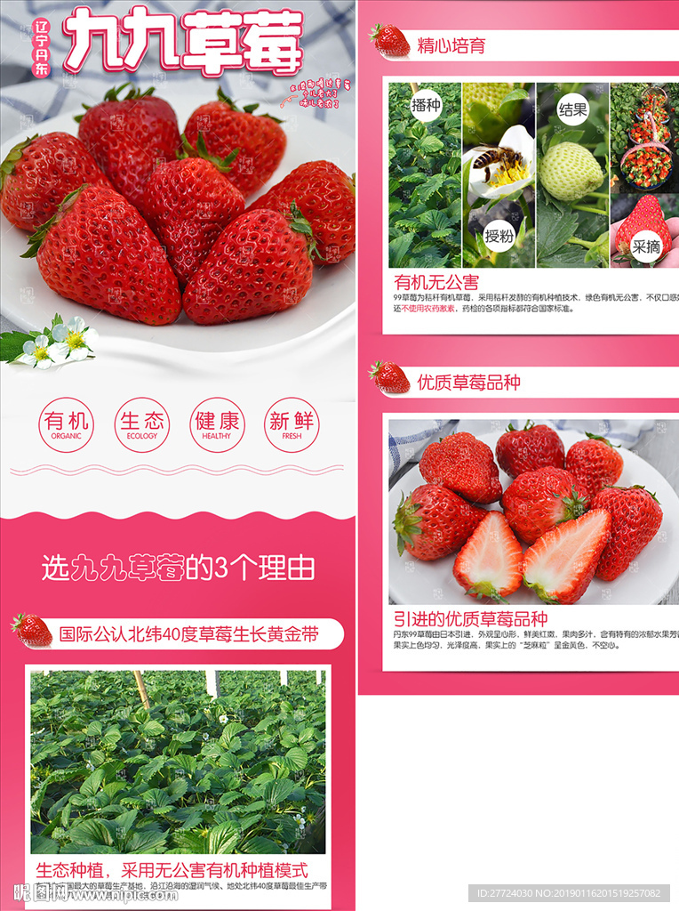 草莓详情页
