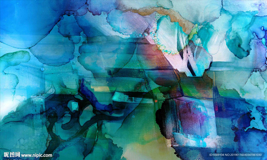 抽象油画