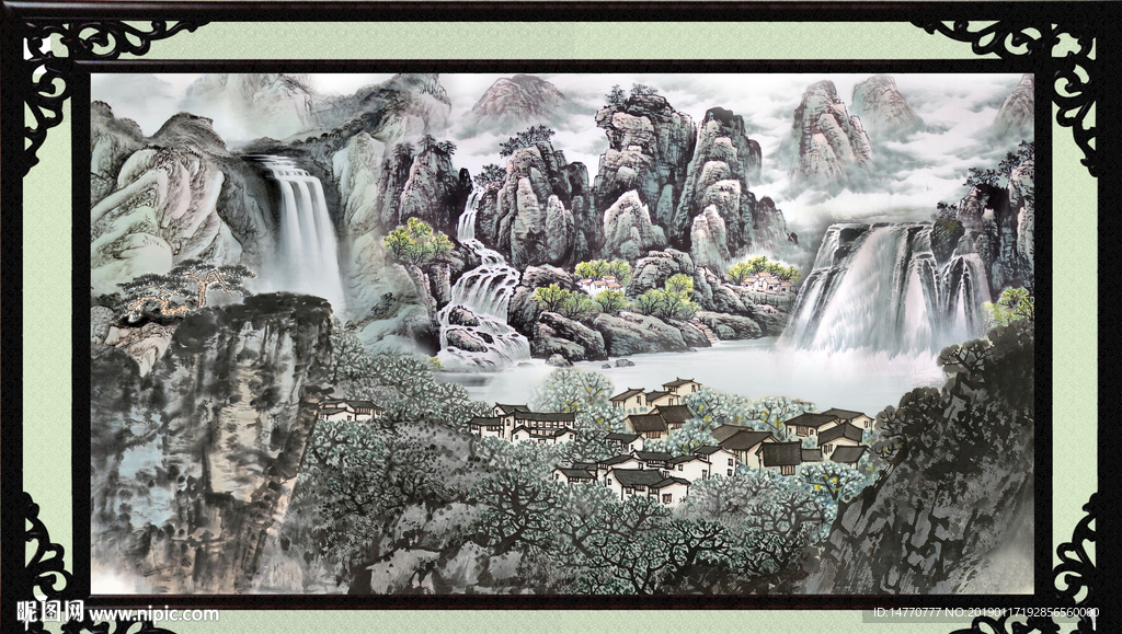 国画水墨画