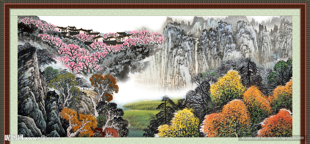 国画山水