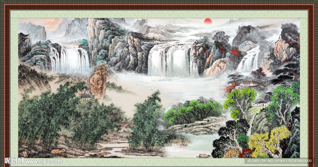 国画山水