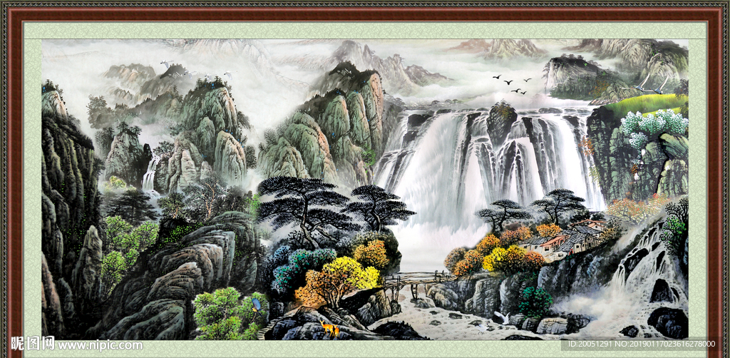 山水国画
