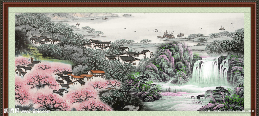 山水国画