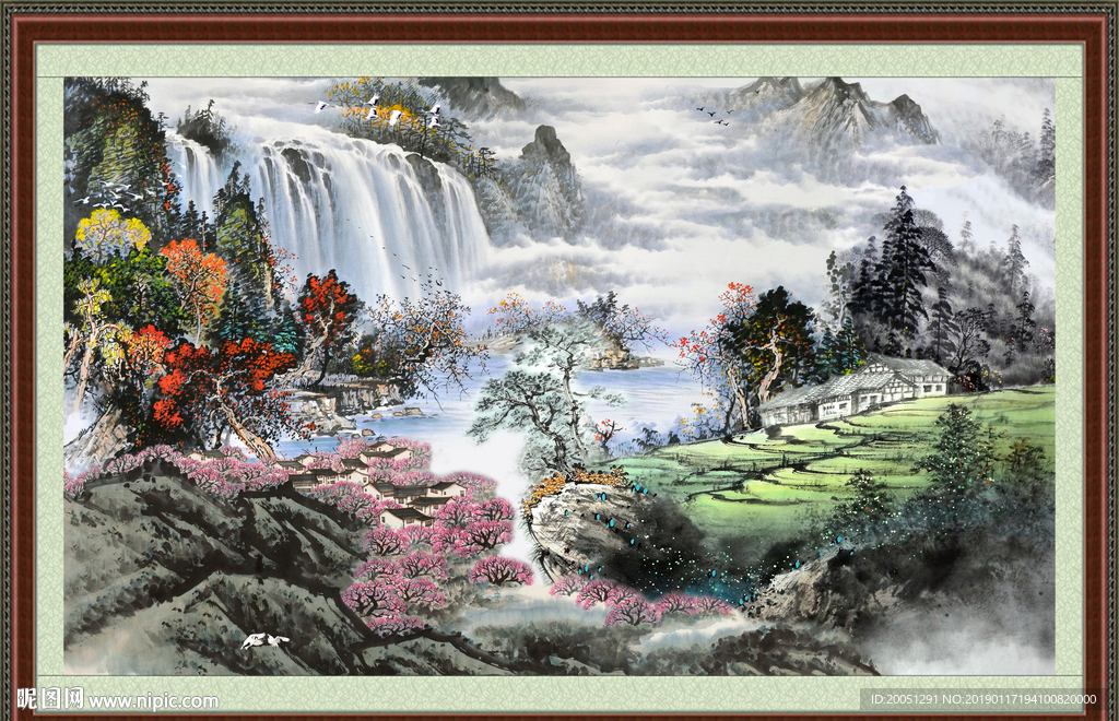 山水国画