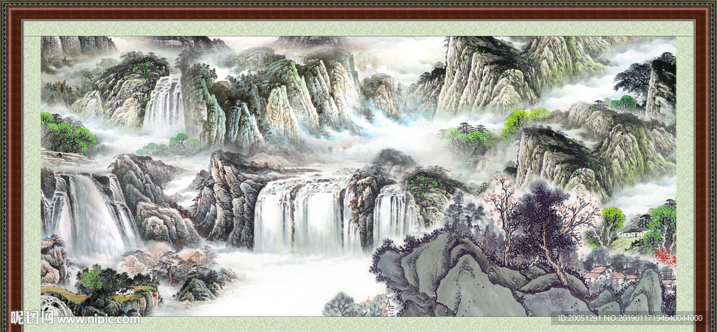 山水国画