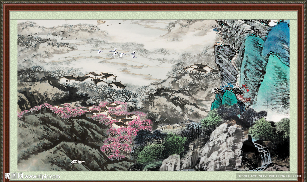 山水国画