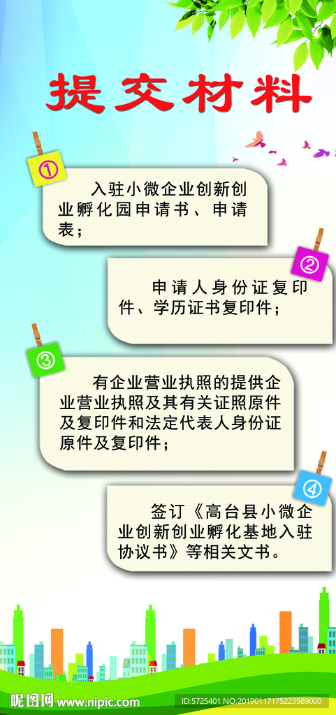 提交材料