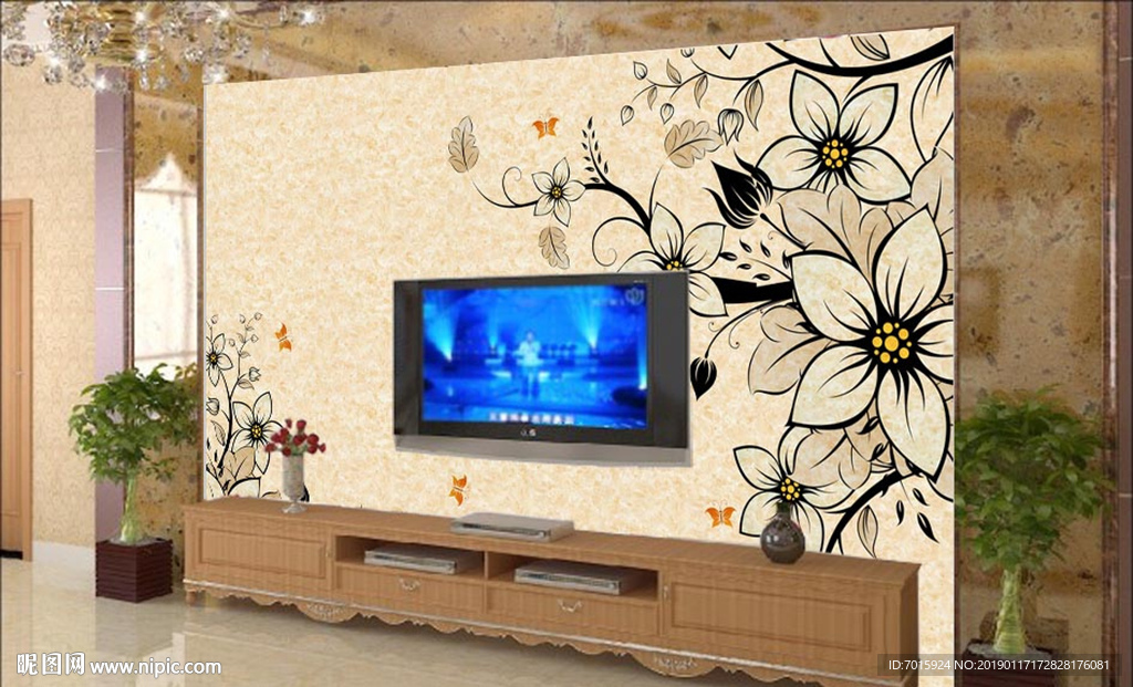 背景电视 客厅背景墙