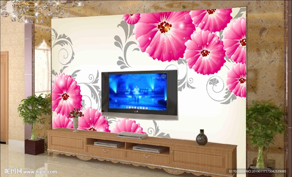 时尚 壁纸 墙贴 客厅背景