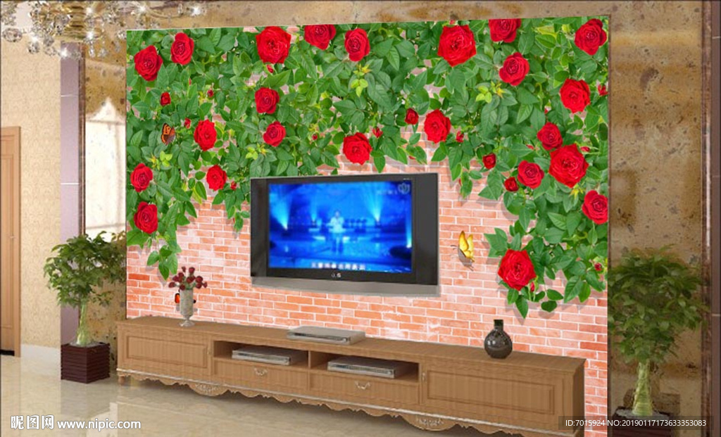 电视背景墙 室内背景墙 背景墙