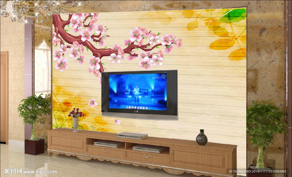 电视背景墙 室内背景墙