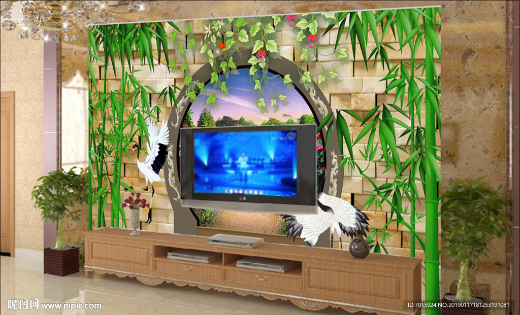 电视背景墙 室内背景墙 背景墙