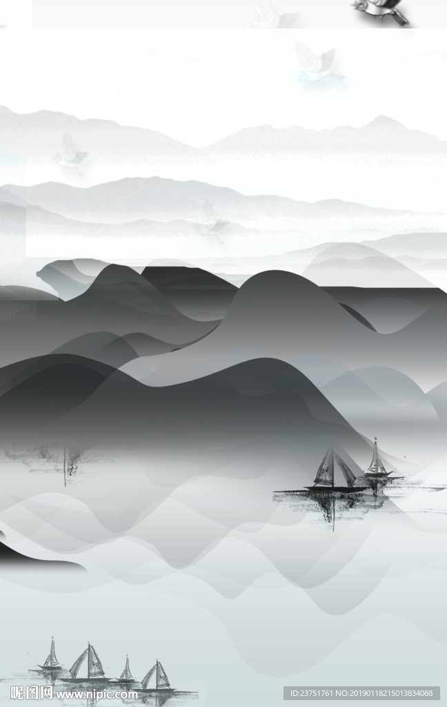 山水装饰画