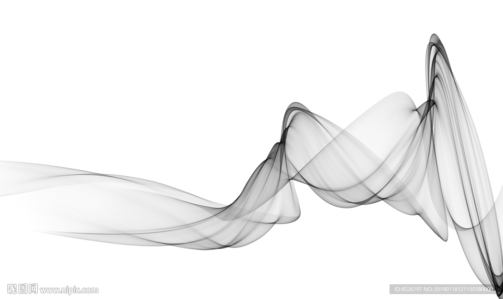 新中式水墨意境线条山水画