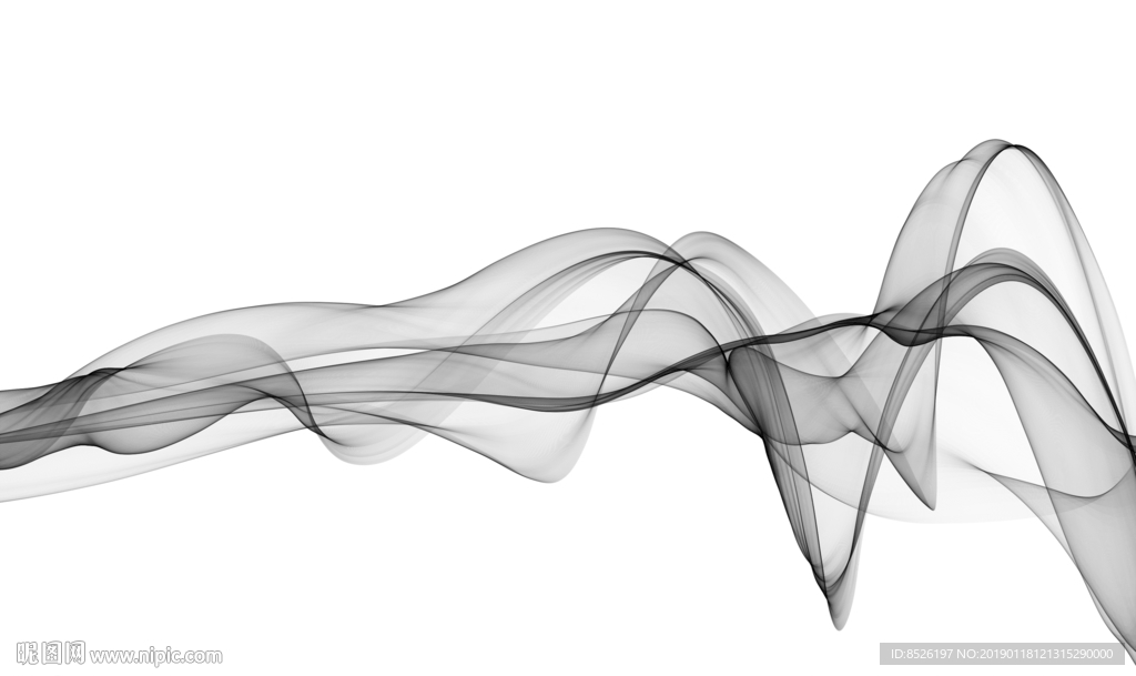 新中式水墨意境线条山水画