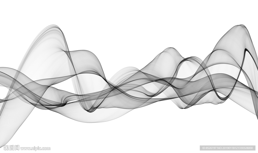 新中式水墨意境线条山水画