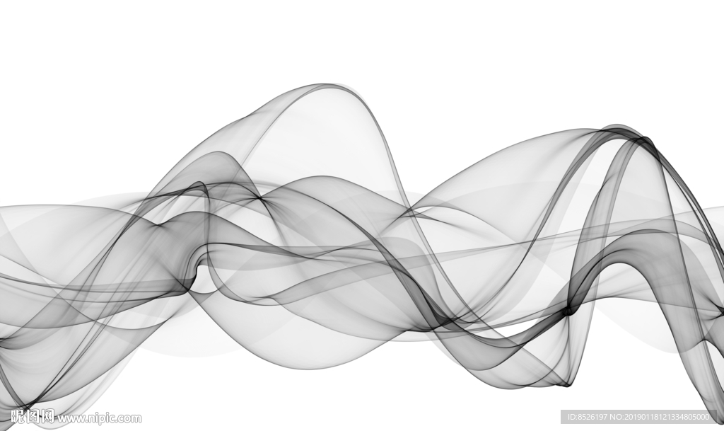 新中式水墨意境线条山水画