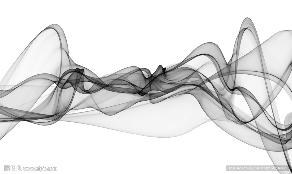 水墨意境线条山水画