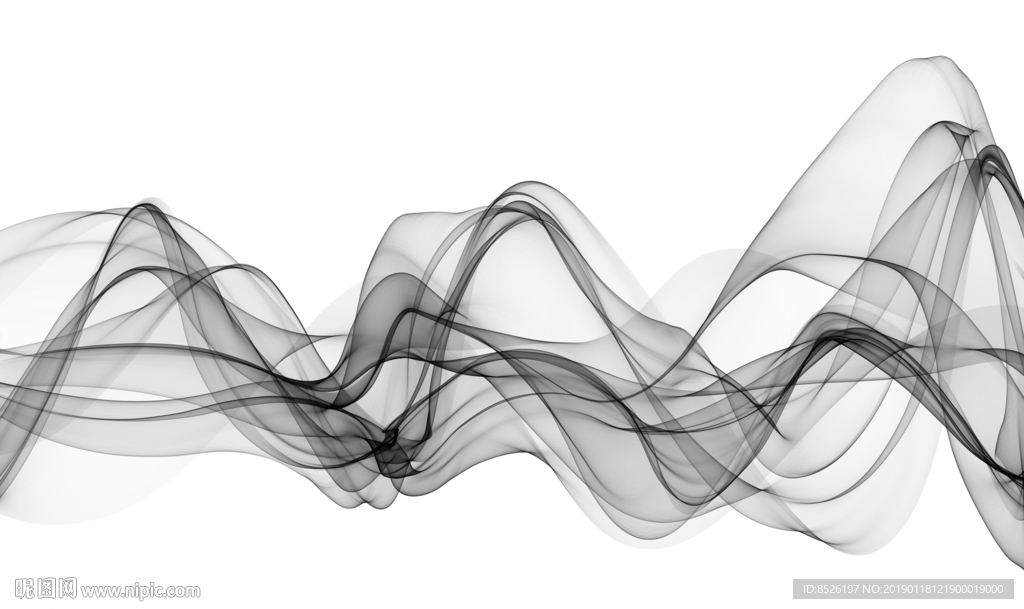 水墨意境线条山水画