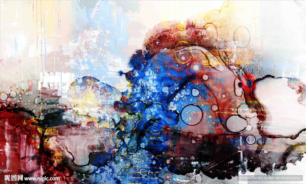 抽象油画