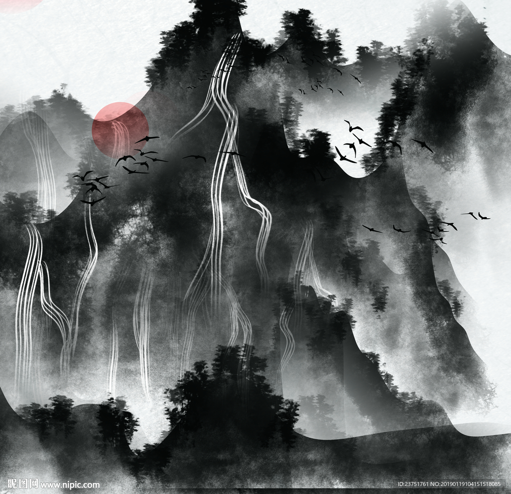 新中式山水