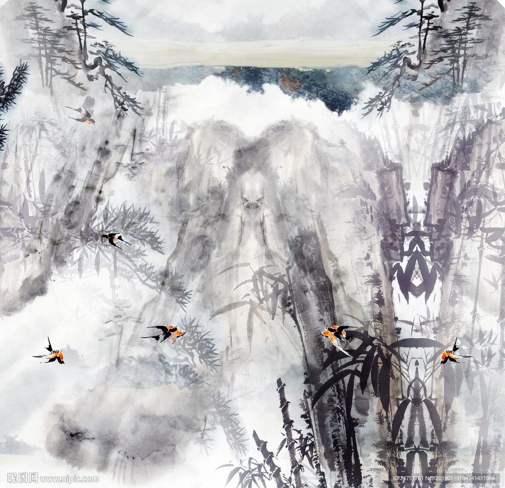 水墨画